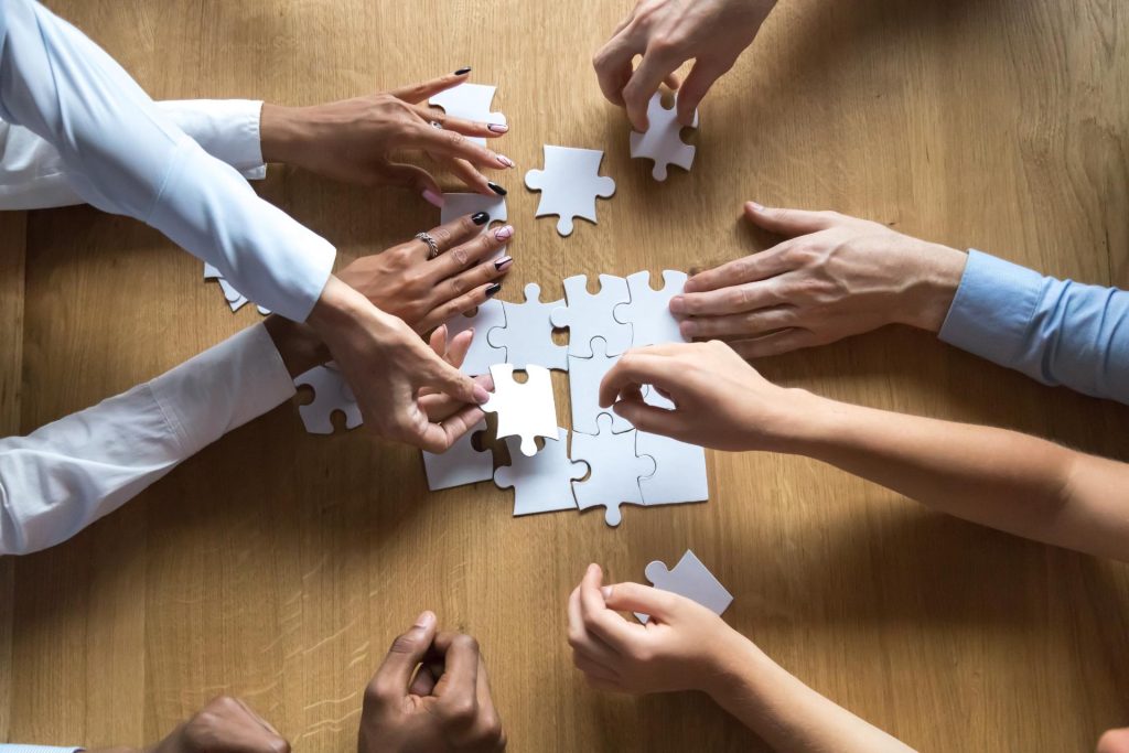 Business meeting zwischen zwei Personen